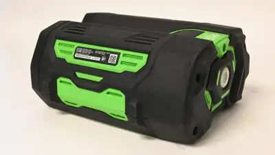 EGO 56 V 5.0-Ah ARC Lithium-Ion Battery Used in good and working condition. Please see pictures for...