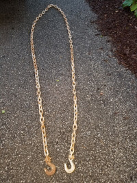 Metal chain 16ft length  2 hooks.