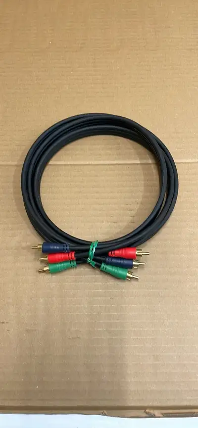 RGB cables with RCA connectors , View more
