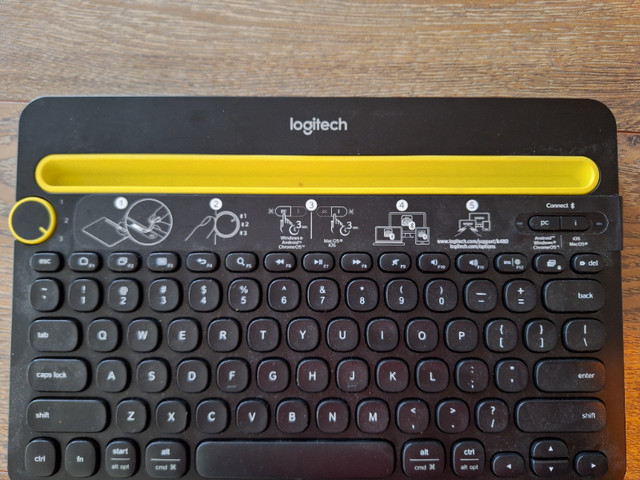 Logitech K480 Multi device bluetooth wireless keyboard in Mice, Keyboards & Webcams in City of Toronto
