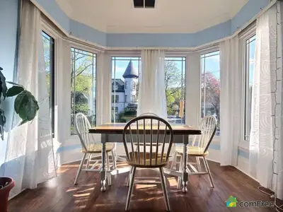 Upscale fully furnished 3-bedroom apartment in a century old house is offered for shot term rent. Th...