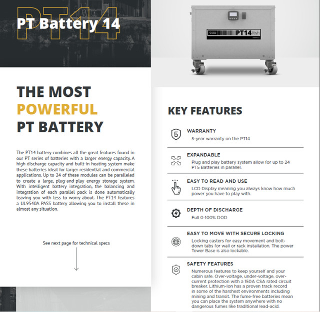 Home & Cabin Custom Off Grid Solar & Lithium Battery Kits in Other in Dawson Creek - Image 3