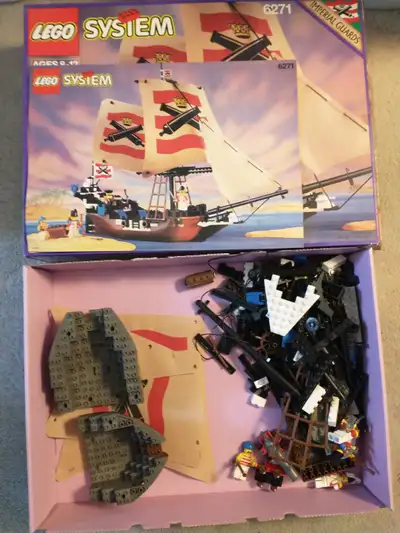 Lego set 6271 Imperial Flagship with box and instructions, View more