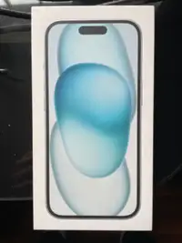 iPhone 15 128g Blue unlocked, unpackaged, warranty. $800