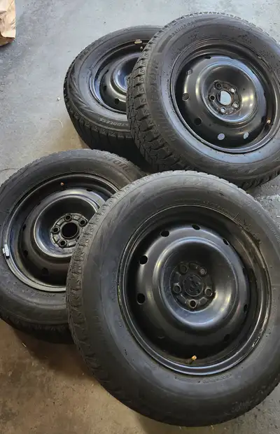 Set of 4 Winter Tires on Rims. These were on our 2016 Crosstrek, we now have a 2025 Crosstrek and i...