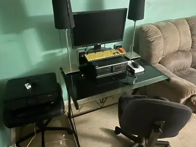 Glass Computer desk, View more