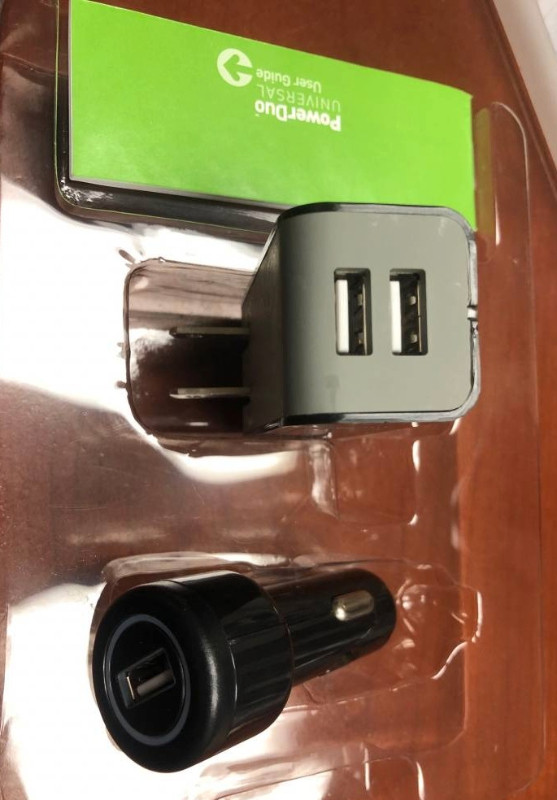 Griffin PowerDuo Universal USB Car Charger & Wall Charger NEW! in General Electronics in Markham / York Region - Image 2