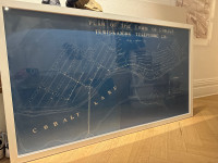 Poster Blue Print of Town of Cobalt
