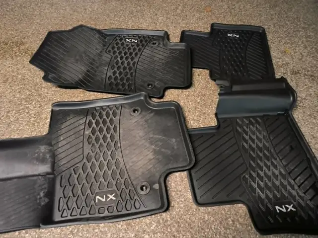 Genuine Lexus NX All-Weather Floor Mats Set – Clean & Near New ✨