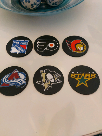 NHL coasters , View more