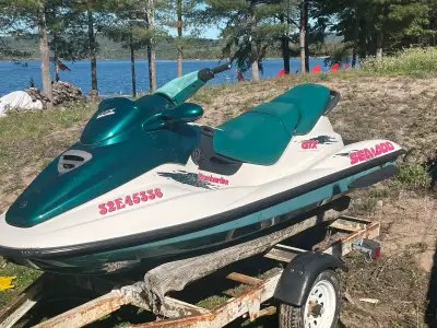 I am selling a 1996 Sea-Doo GTX 800, a classic personal watercraft known for its reliable performanc...