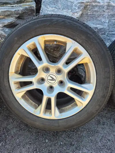 4 all season Nexen all season tires were on 2010 Acura TL. Size: 245/50/R17. Tires were used for onl...
