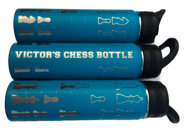 Chess  water   bottle 24 oz. (710 ml) in Hobbies & Crafts in Mississauga / Peel Region