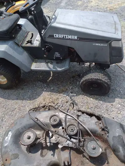 Craftsman riding lawn mower for parts, View more