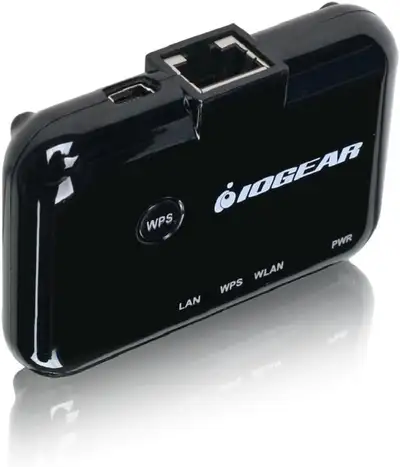 IOGEAR Universal Ethernet to Wi-Fi N Adapter for Home or Office, View more