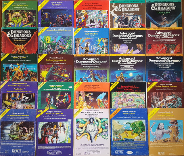LOOKING FOR DUNGEONS & DRAGONS RPG BOOKS GAMES AND COLLECTIONS in Arts & Collectibles in Oshawa / Durham Region