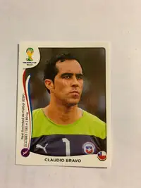 2014 Panini FIFA World Cup Stickers Brazil C. BRAVO #148 CHILE