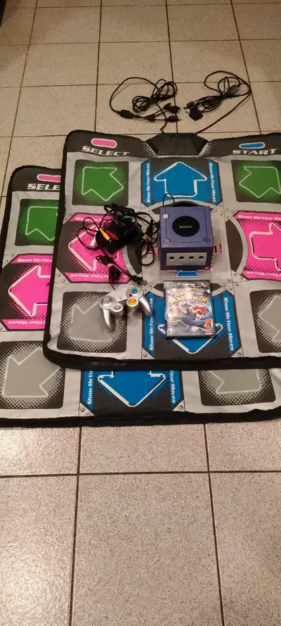Gamecube, nintendo game cube, dance dance revolution mario mix, View more