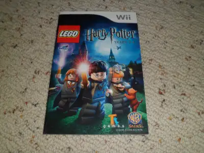 Wii Lego Harry Potter Years 1-4 FRENCH instruction booklet manua, View more