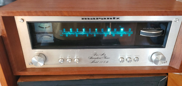 RARE FIND Marantz 1120/115B Both with Wood Cases in Stereo Systems & Home Theatre in London - Image 3