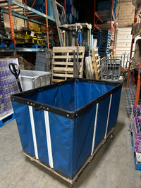 Large Vinyl Basket Truck - laundry basket
