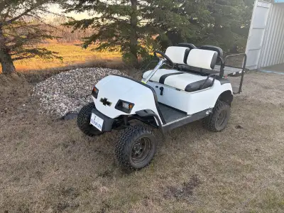 Yamaha g22 6” Jake’s lift kit with wheels and tires . Will trade you straight across for your stock...
