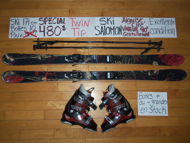 Ensembles de ski alpin TWIN TIP 150 160 166 170 171 176 cm dans Ski  à Trois-Rivières