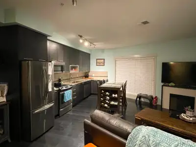 Month to month tenancy, available Sept 1. Talasa Way, ground floor, corner unit, 1 underground secur...