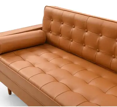 8 seater leather couch almost new condition, View more
