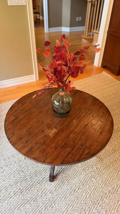 Industrial Style Adjustable Coffee Table, View more