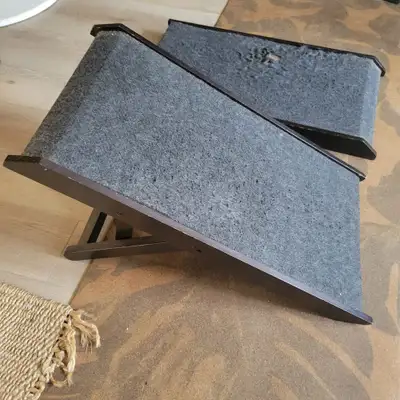 2x Adjustable Wooden Folding Pet Ramps, View more