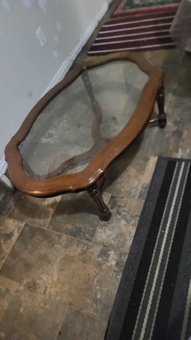 glass table