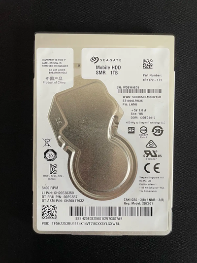 Seagate 1TB 7mm 2.5" SATA Laptop Hard Drive, View more