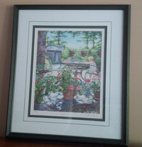 Laura Berry Framed Matted Under Glass, Signed and Numbered Print