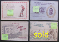 Complete cigarette card albums from the 1930's