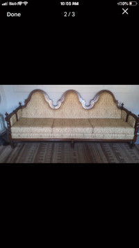 Antique style 3 seater couch