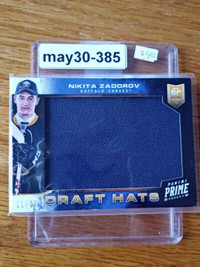 2013-14 Prime Rookie Draft Hat /25 Nikita Zadorov Buffalo Sabres
