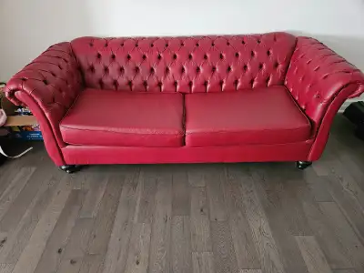 FAUX LEATHER SOFA FOR SALE, View more