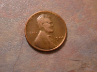 1944 American US wheat penny 1 cent coin