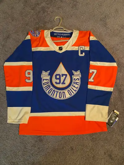 Connor McDavid Oilers Heritage Classic Jersey – size 52 (NEW), View more