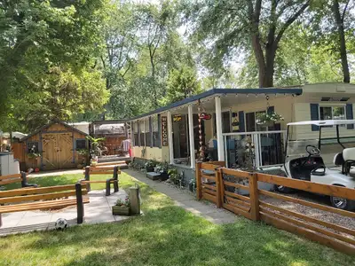 89 northlander Chalet park model 36 ft. 1 full bedroom, 1 bunk bed room, full size bathroom Must be...