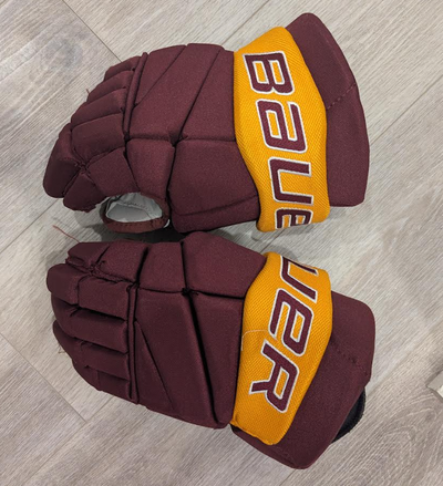 Bauer Hockey Pants + Gloves – Maroon – $99, View more