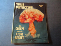 TRUE DETECTIVE MAGAZINE-8/1948-RARE BACK ISSUE-THE ATOM SECRET+