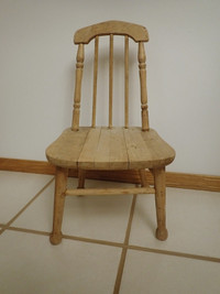 Small Child's Wooden Chair