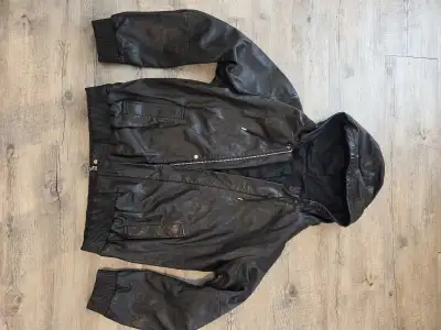 Vince Lamb leather hooded jacket - Harry Rosen, View more