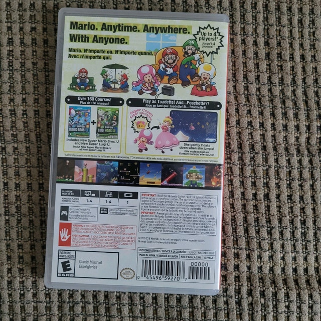 Super Mario Bros U deluxe for Nintendo switch Nintendo Switch