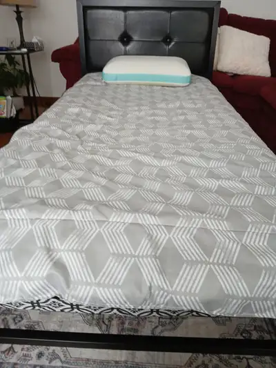 Twin Bed, XL Memory Mattress, View more