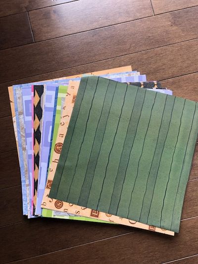 Assorted scrapbooking / cardmaking paper 12 x 12, View more
