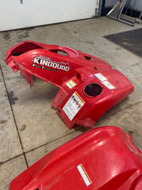 Red Plastics from 2005 Suzuki King Quad