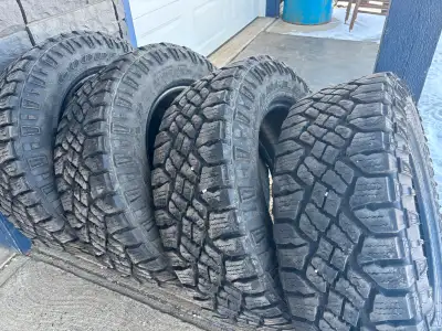 4 DuraTrac tires. 265 60 R 18 110S. Just like new. Less than 10,000 km’s on them. Text or call Bob @...
